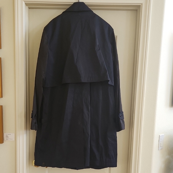 Coach Blue Trench Coat Classic Style - Picture 7 of 13